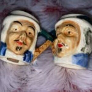 Vintage salt & pepper shakers